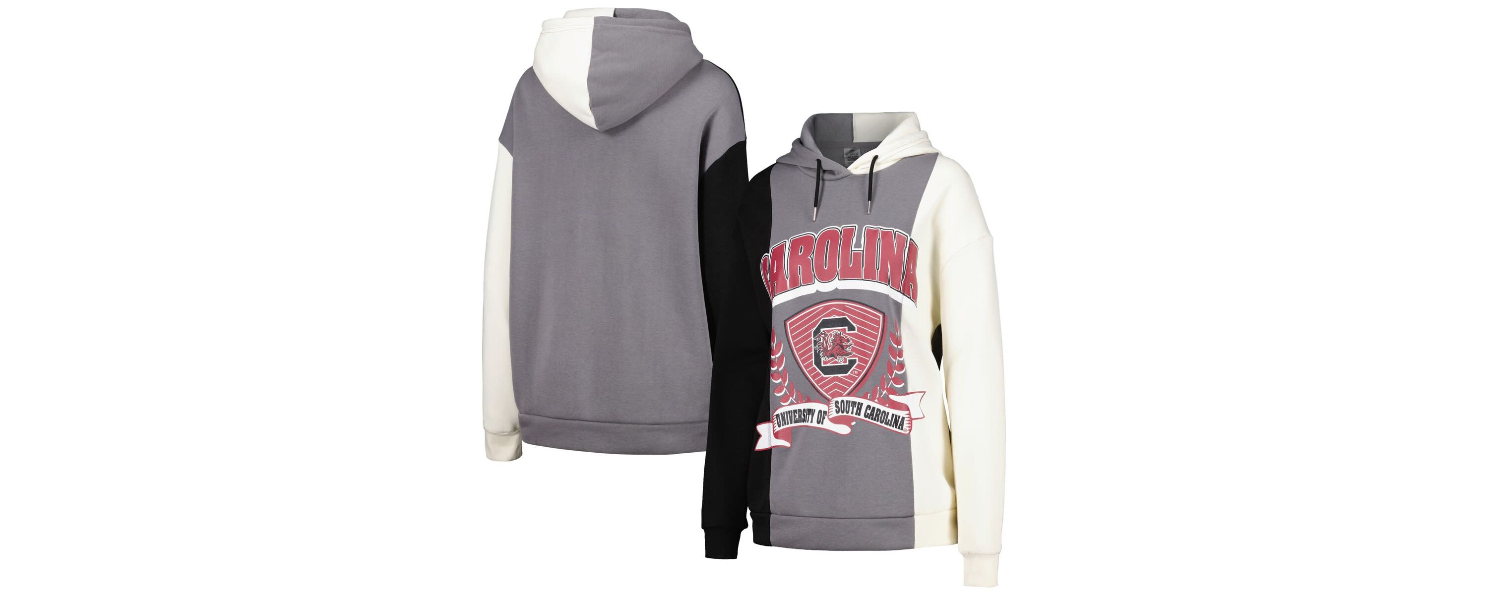 NCAA South Carolina Gamecocks Hall of Fame Colorblock Pullover Hoodie