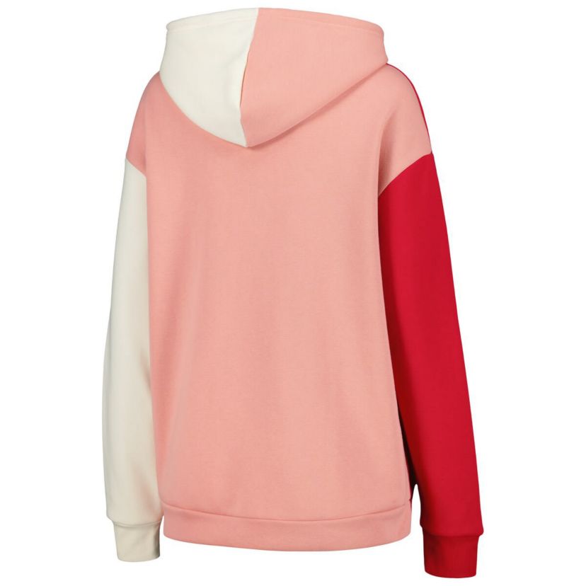 NCAA Wisconsin Badgers Hall of Fame Colorblock Pullover Hoodie