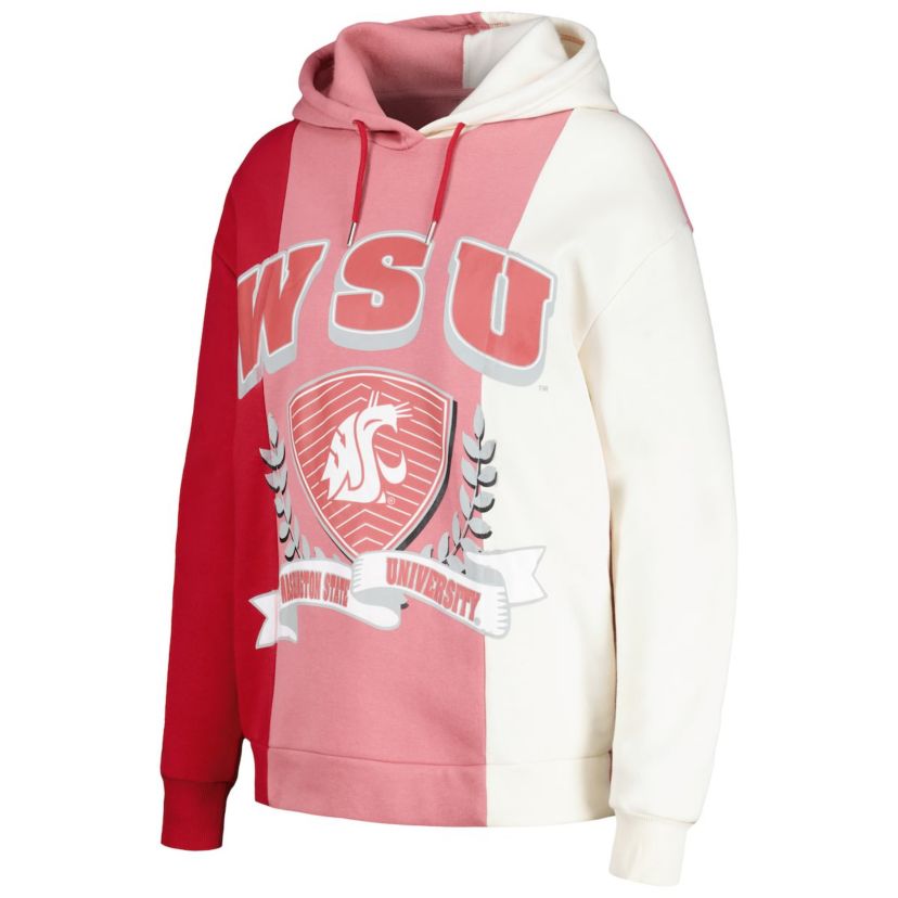 NCAA Washington State Cougars Hall of Fame Colorblock Pullover Hoodie