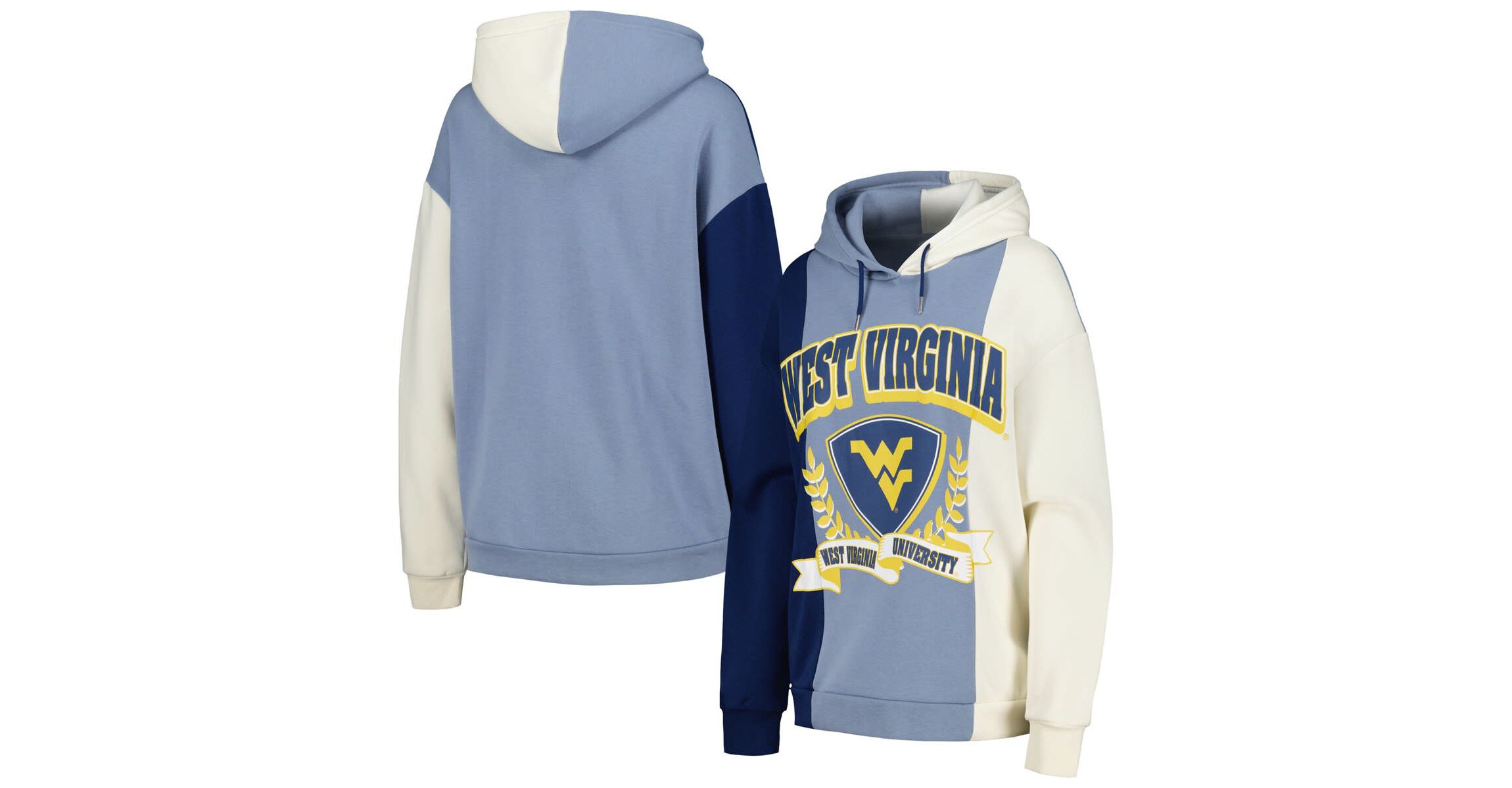 NCAA West Virginia Mountaineers Hall of Fame Colorblock Pullover Hoodie
