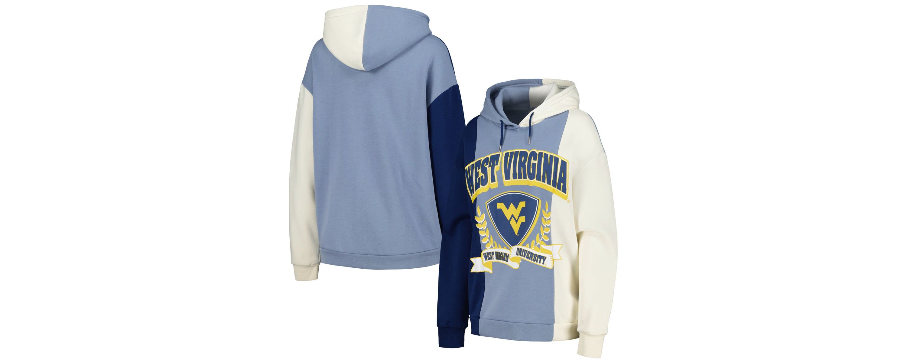 NCAA West Virginia Mountaineers Hall of Fame Colorblock Pullover Hoodie