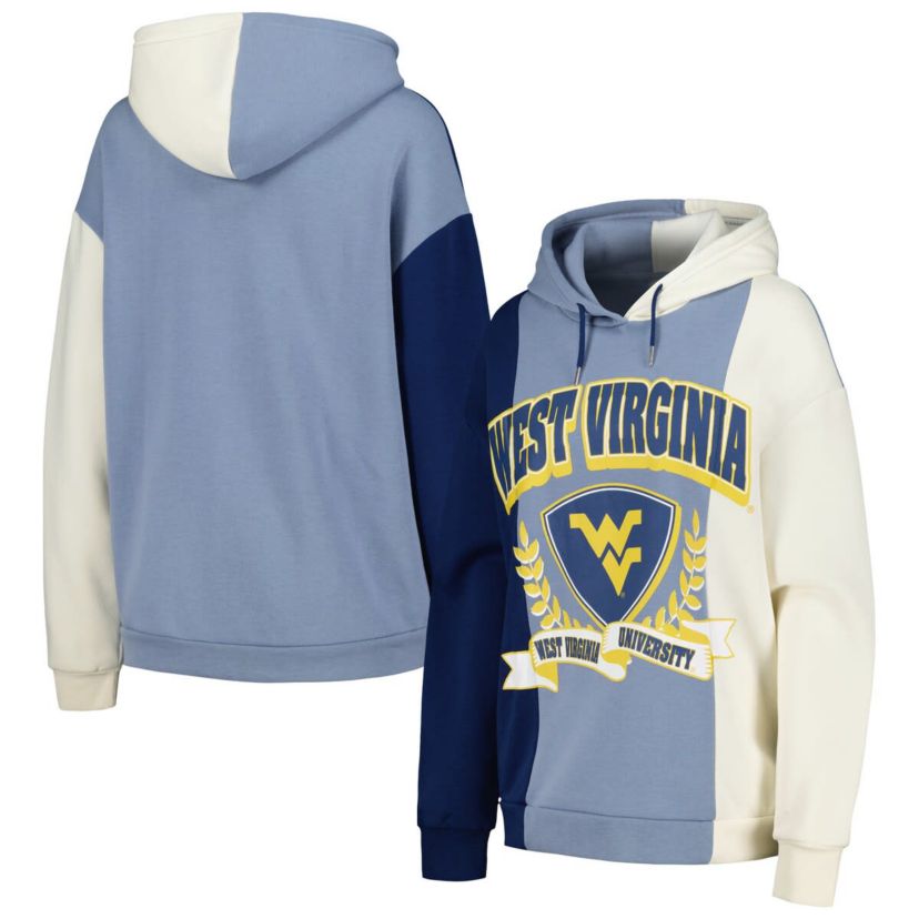 NCAA West Virginia Mountaineers Hall of Fame Colorblock Pullover Hoodie