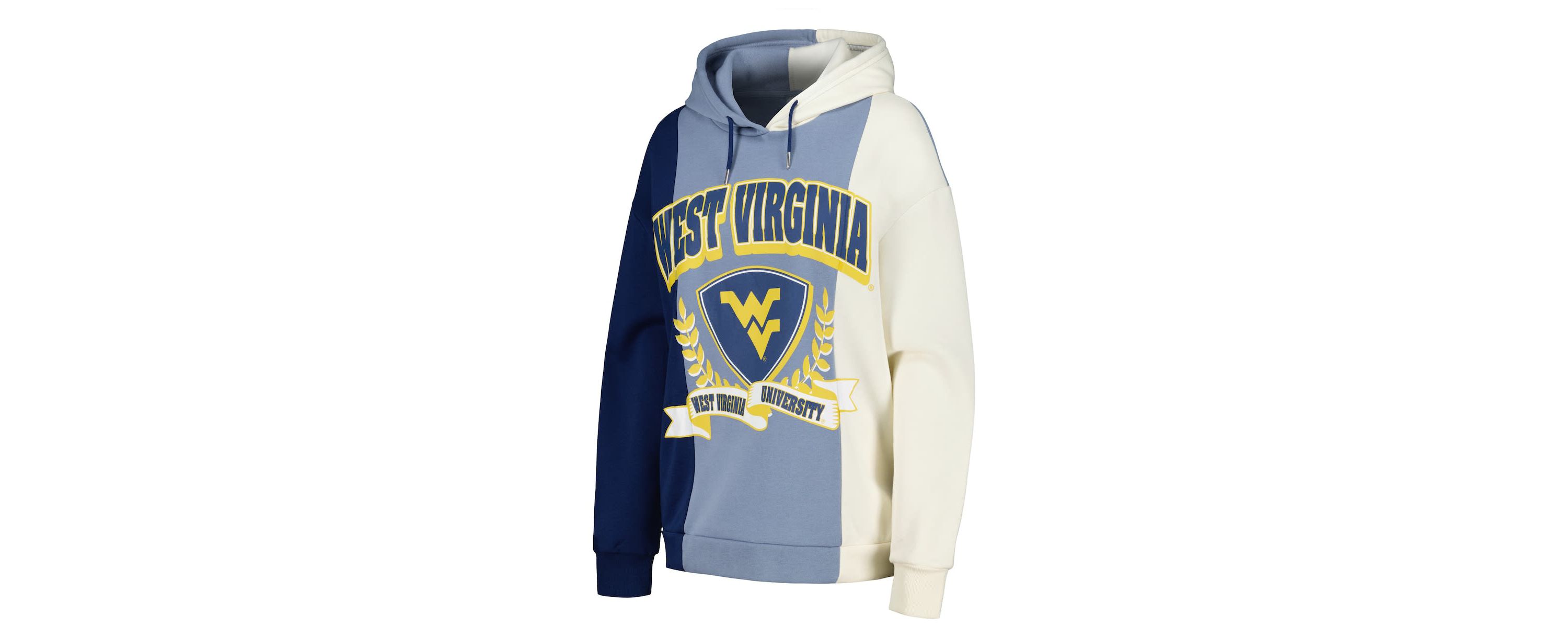 NCAA West Virginia Mountaineers Hall of Fame Colorblock Pullover Hoodie