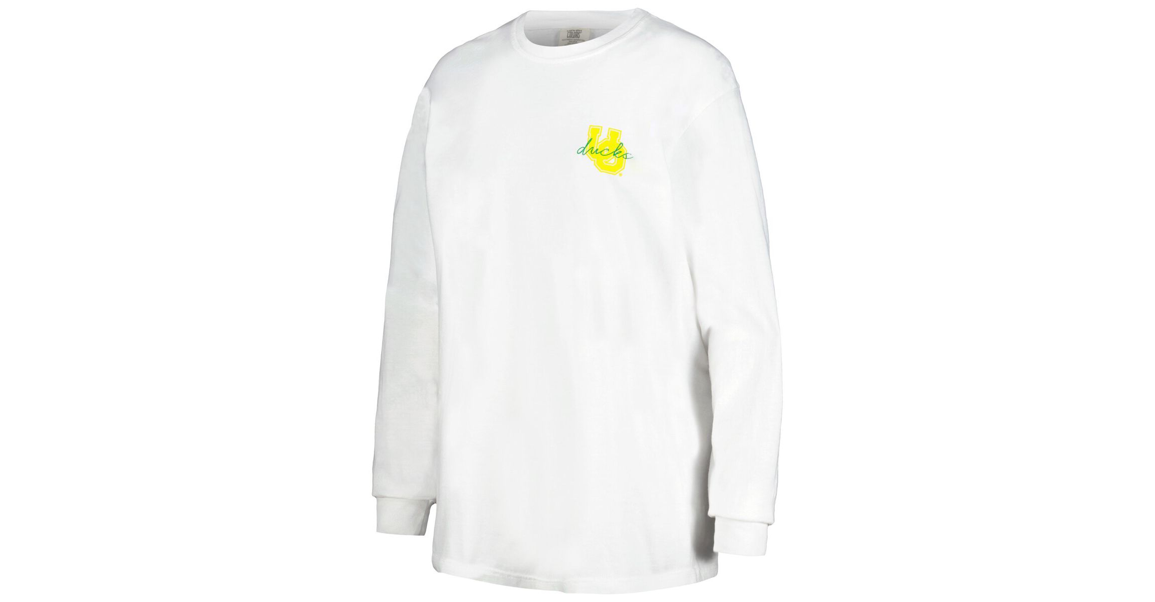 NCAA Oregon Ducks Hand-Drawn Stadium Oversized Long Sleeve T-Shirt