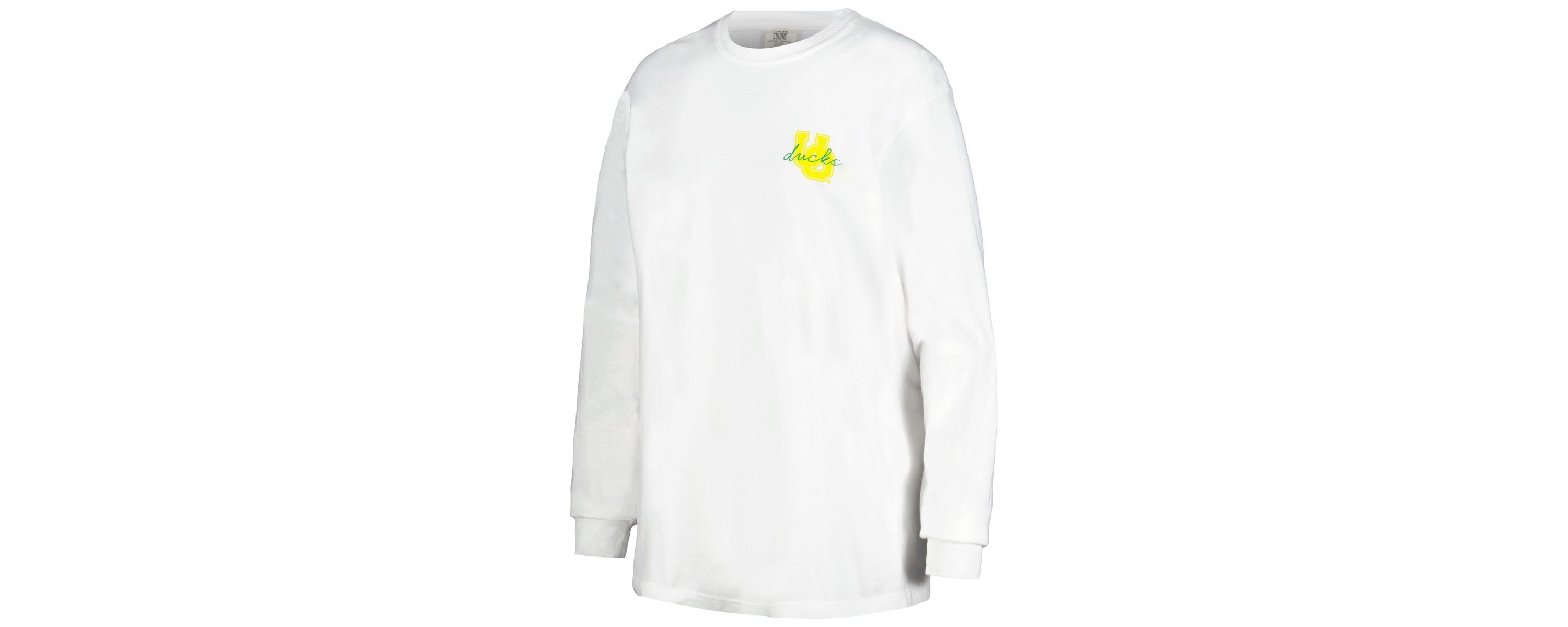 NCAA Oregon Ducks Hand-Drawn Stadium Oversized Long Sleeve T-Shirt