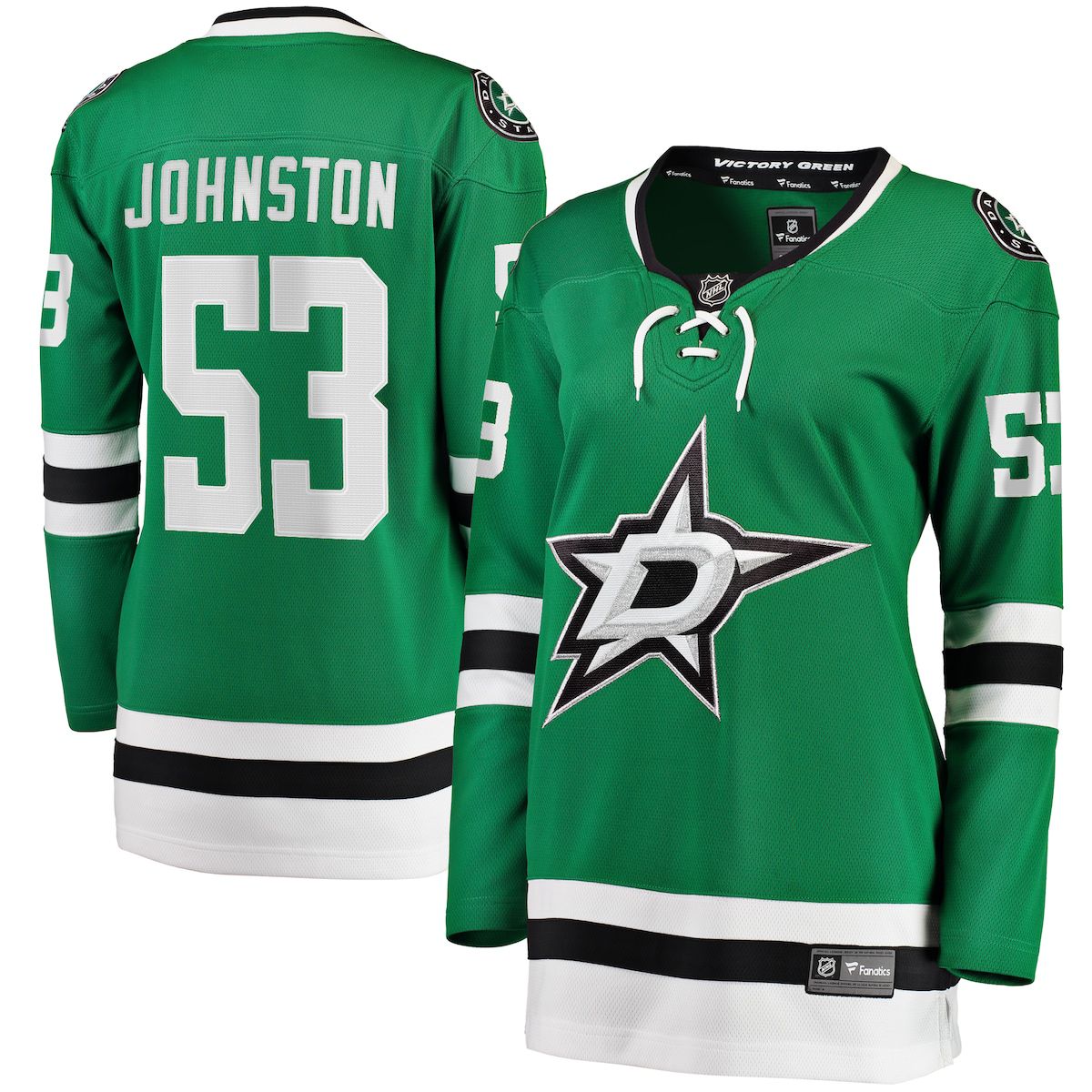 NHL Fanatics Wyatt Johnston Kelly Dallas Stars Home Breakaway Player Jersey