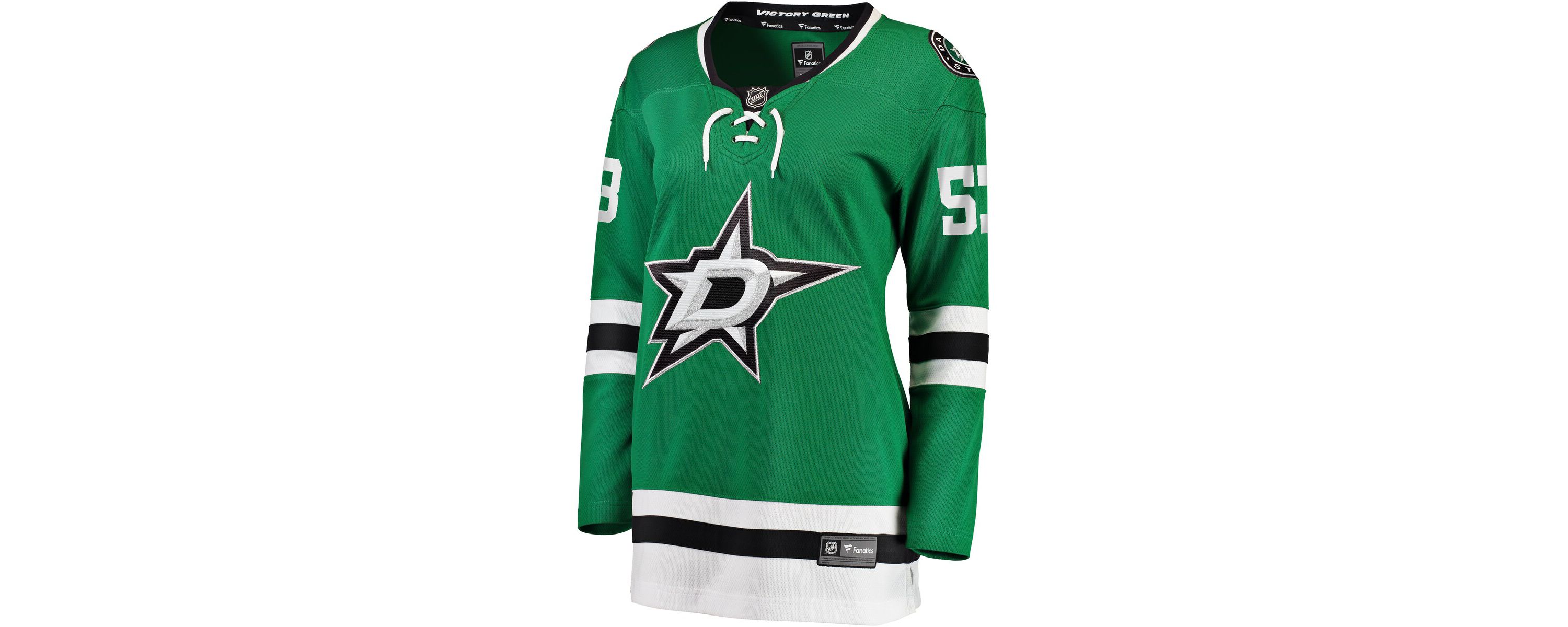 NHL Fanatics Wyatt Johnston Kelly Dallas Stars Home Breakaway Player Jersey