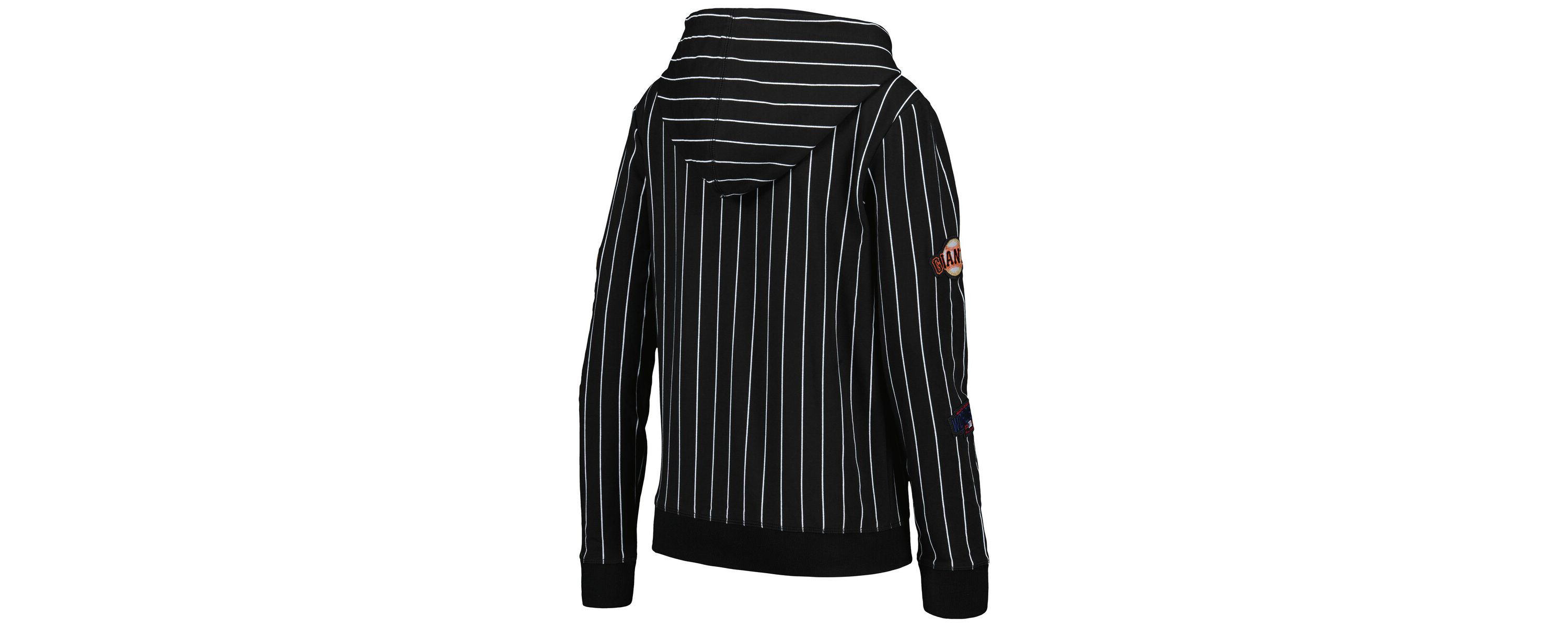 MLB San Francisco Giants Pinstripe Tri-Blend Full-Zip Jacket