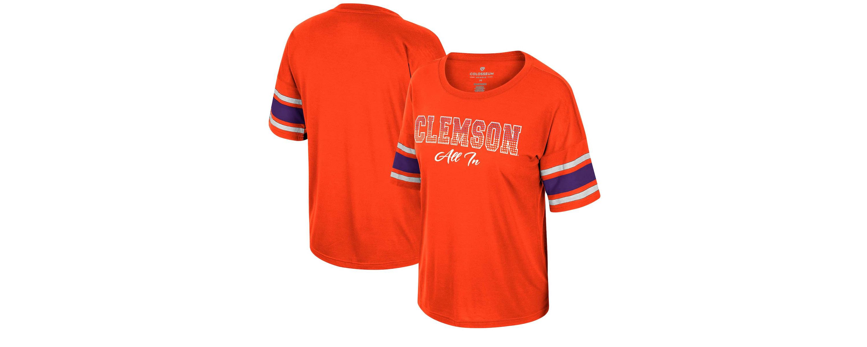 NCAA Clemson Tigers Im Gliding Here Rhinestone T-Shirt