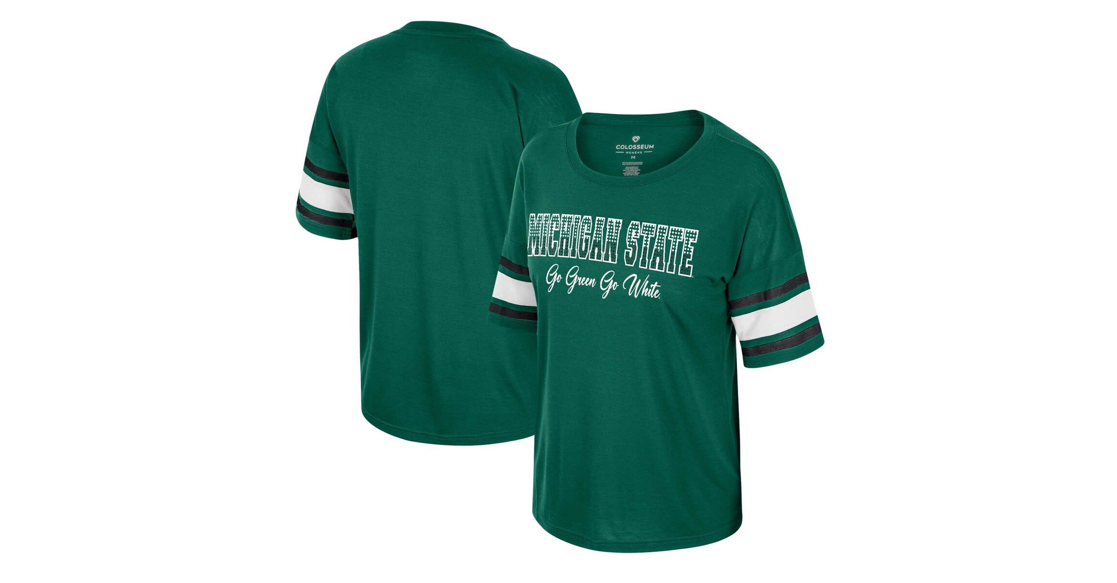 NCAA Michigan State Spartans Im Gliding Here Rhinestone T-Shirt
