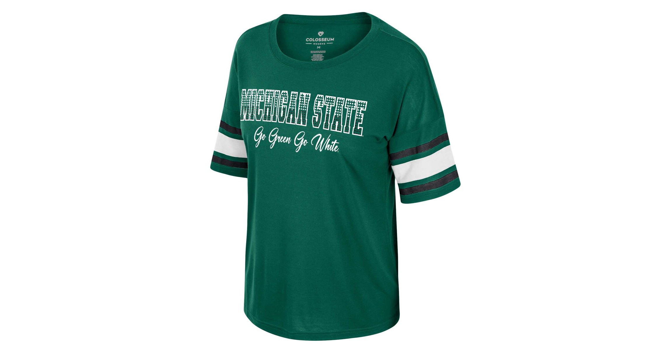 NCAA Michigan State Spartans Im Gliding Here Rhinestone T-Shirt