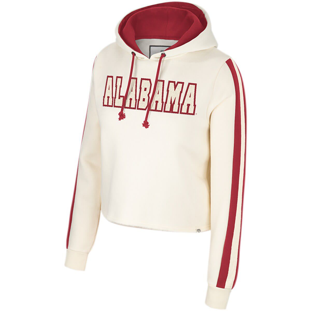 Alabama Crimson Tide NCAA Alabama Tide Perfect Date Cropped Pullover Hoodie