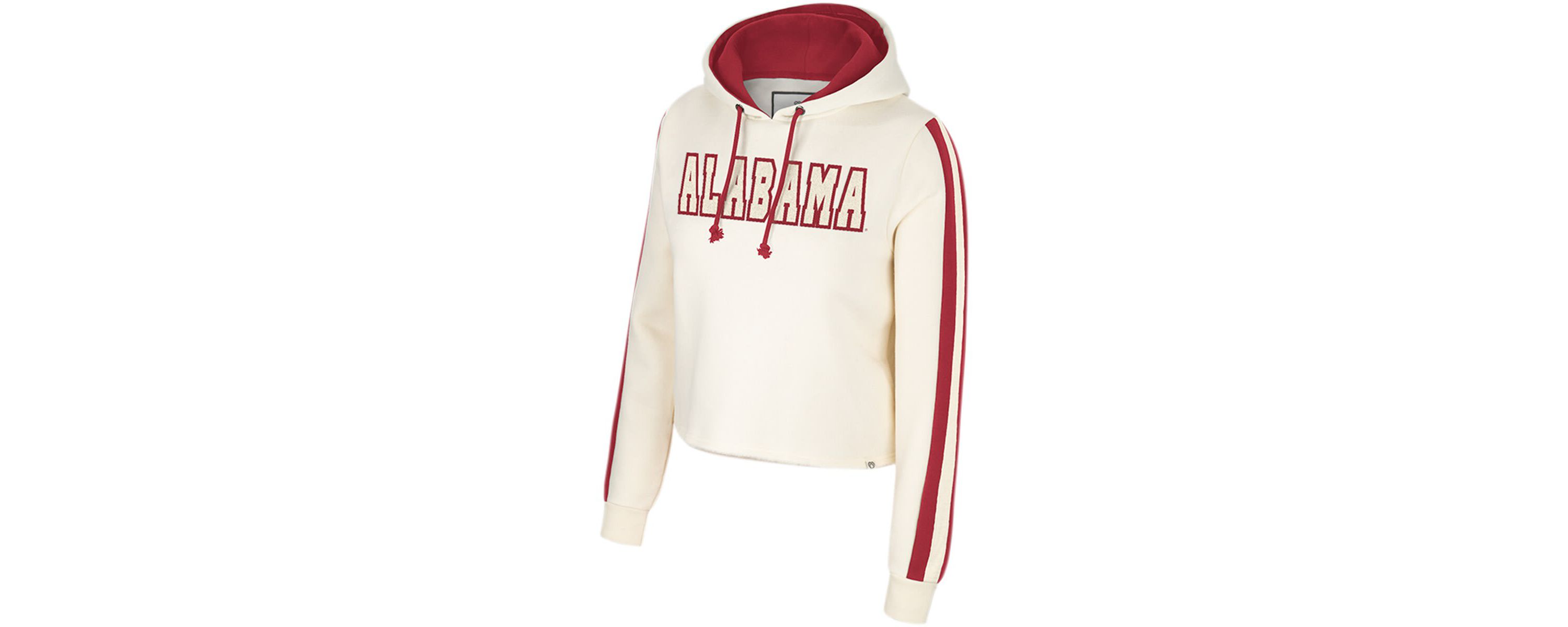 Alabama Crimson Tide NCAA Alabama Tide Perfect Date Cropped Pullover Hoodie