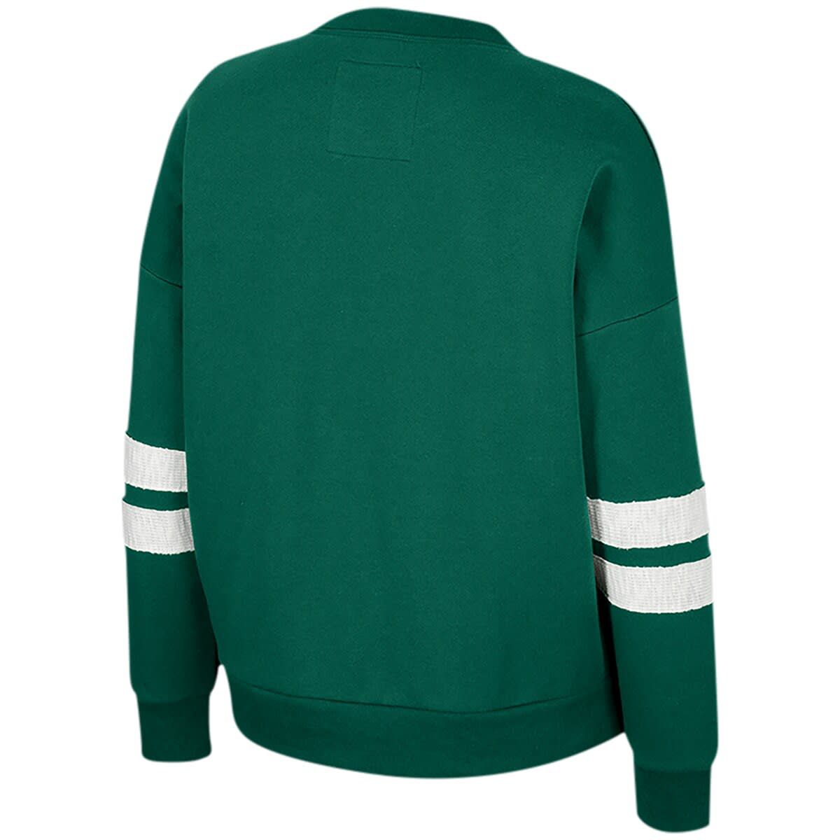 NCAA Michigan State Spartans Perfect Date Notch Neck Pullover Sweatshirt