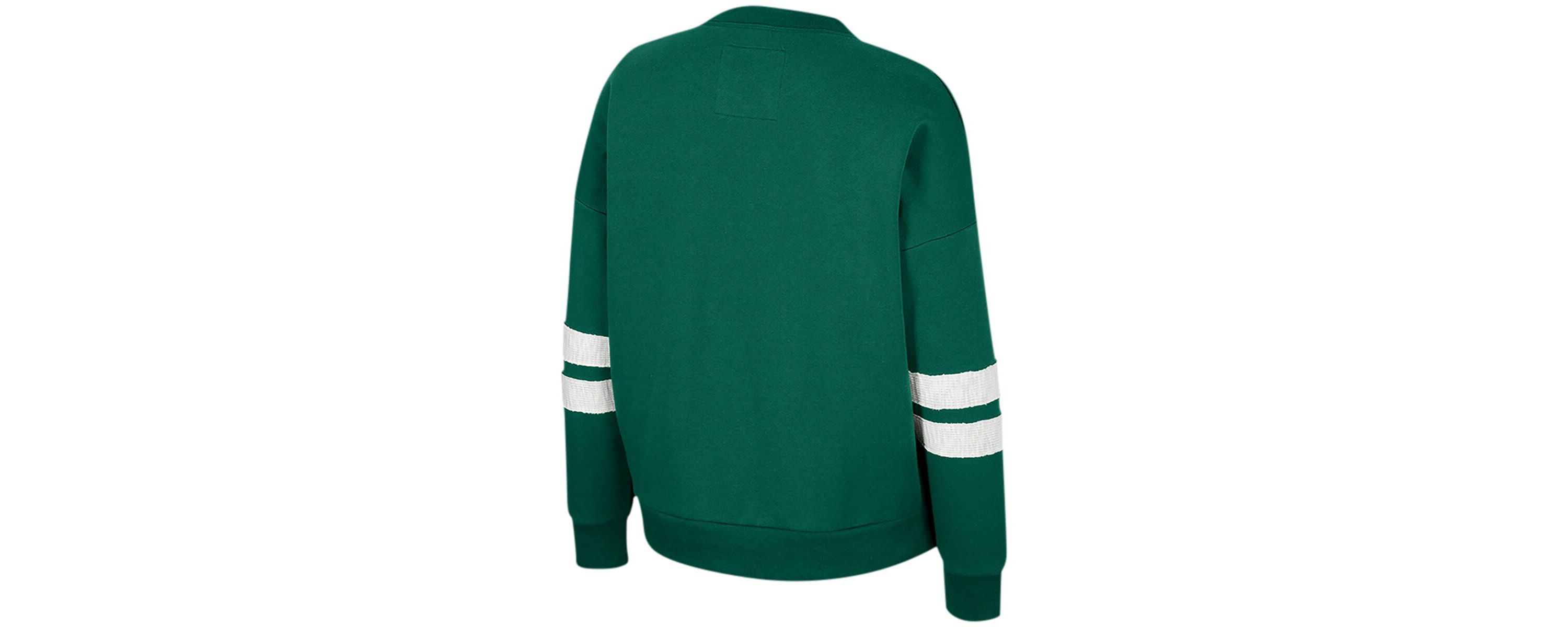 NCAA Michigan State Spartans Perfect Date Notch Neck Pullover Sweatshirt