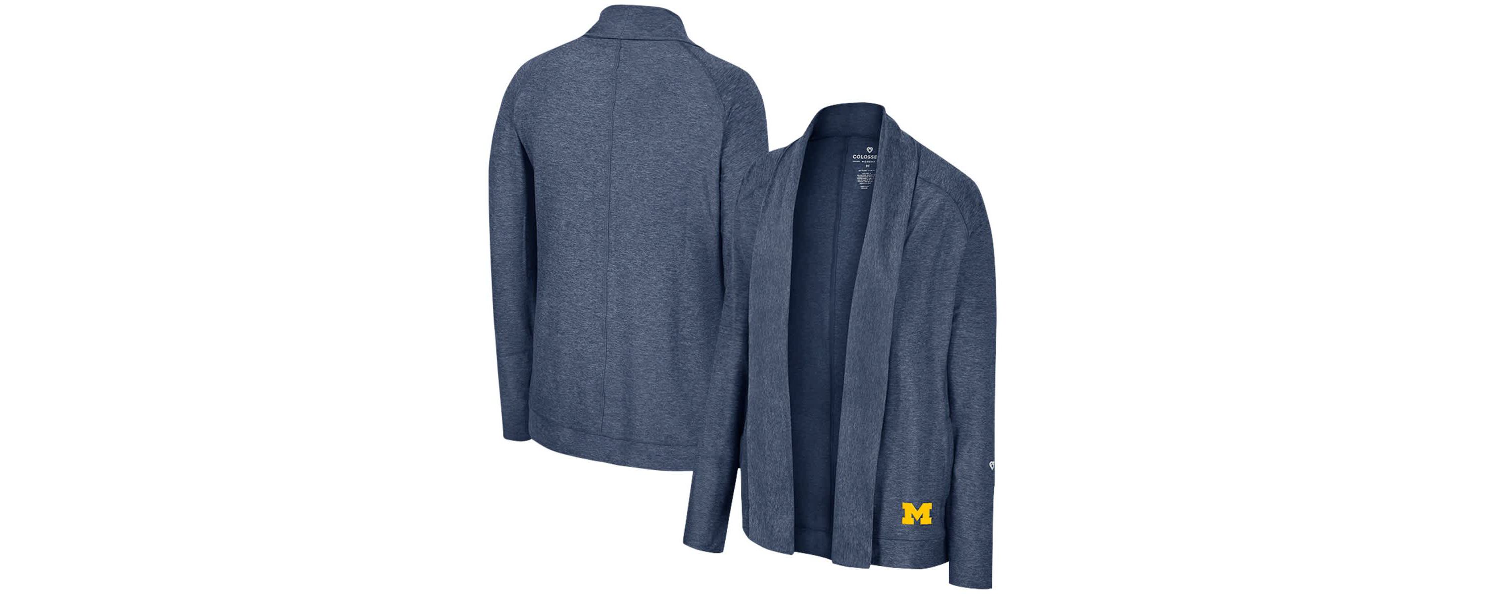 NCAA Michigan Wolverines Morningside Cardigan Sweater