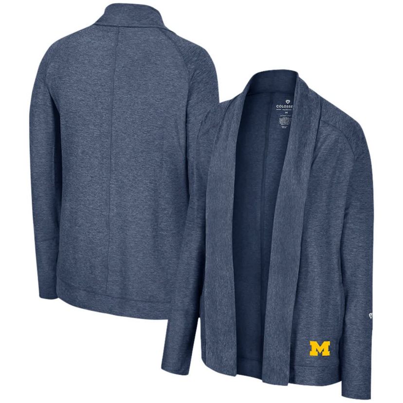 NCAA Michigan Wolverines Morningside Cardigan Sweater
