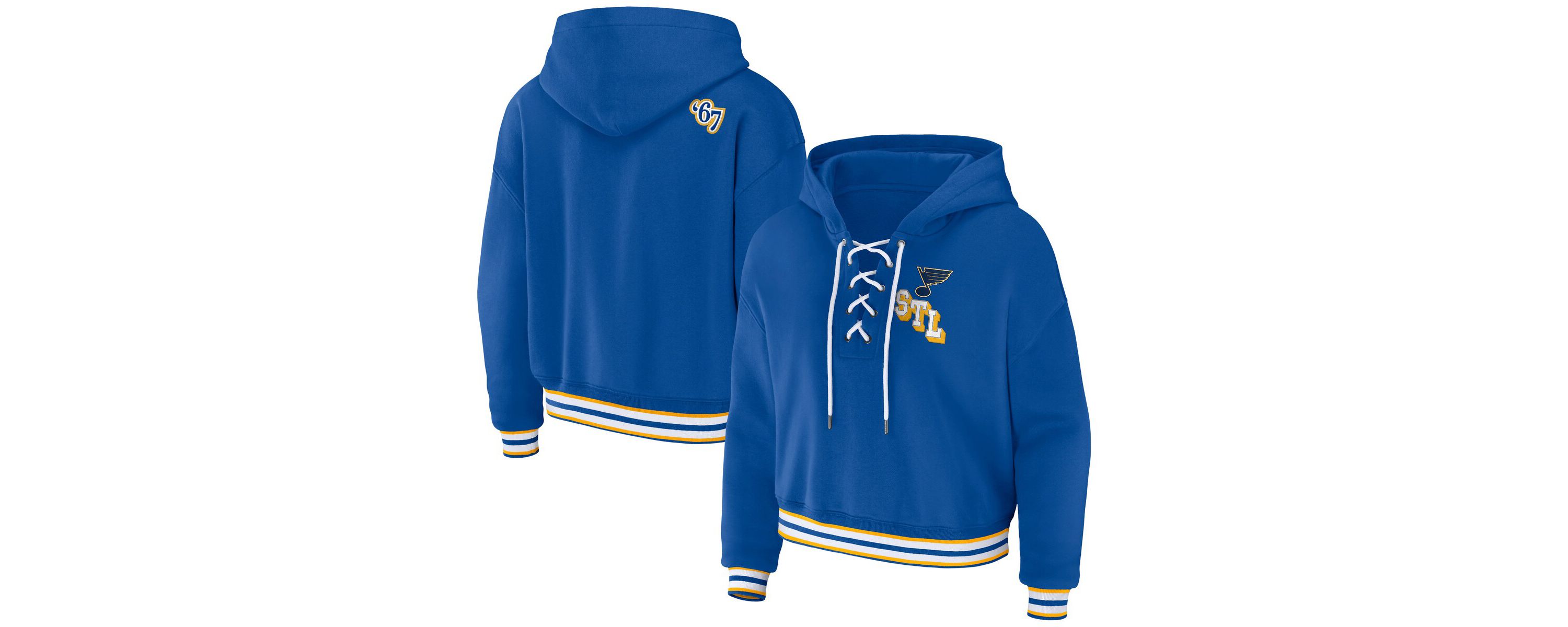 NHL St. Louis Blues Lace-Up Pullover Hoodie