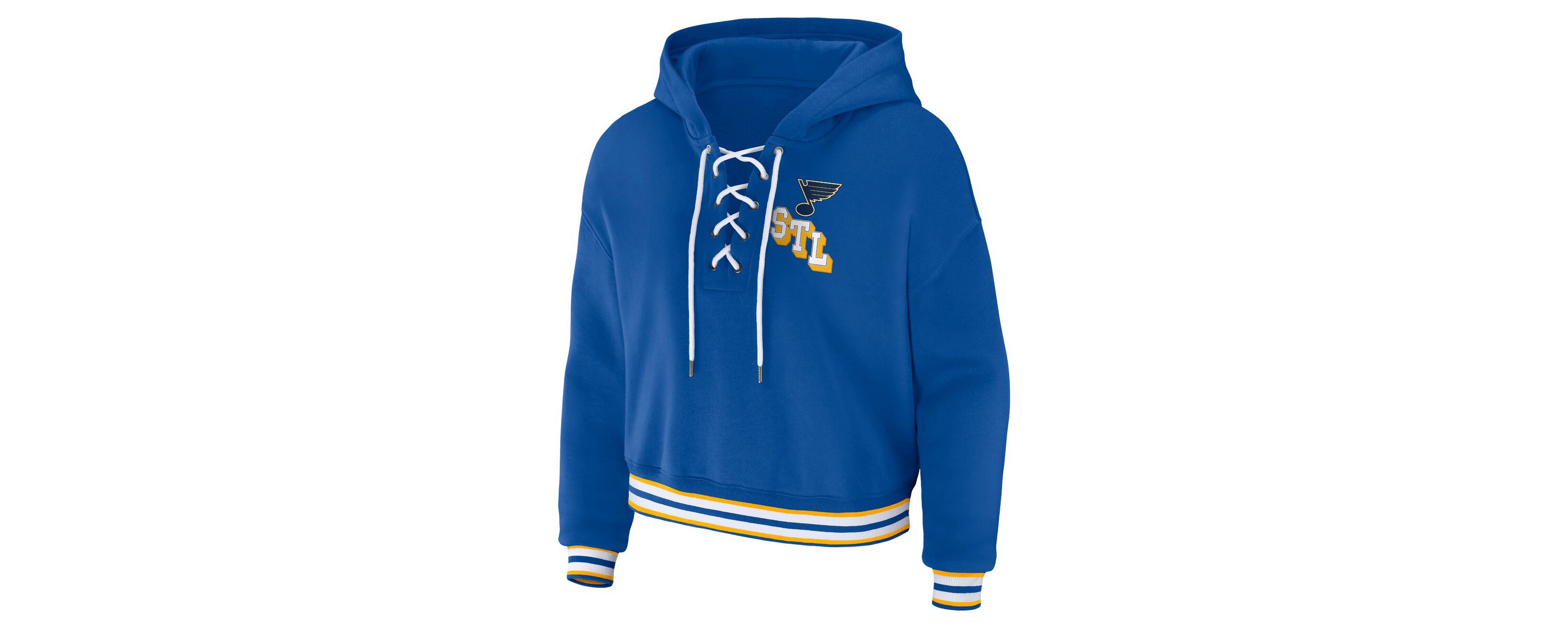 NHL St. Louis Blues Lace-Up Pullover Hoodie
