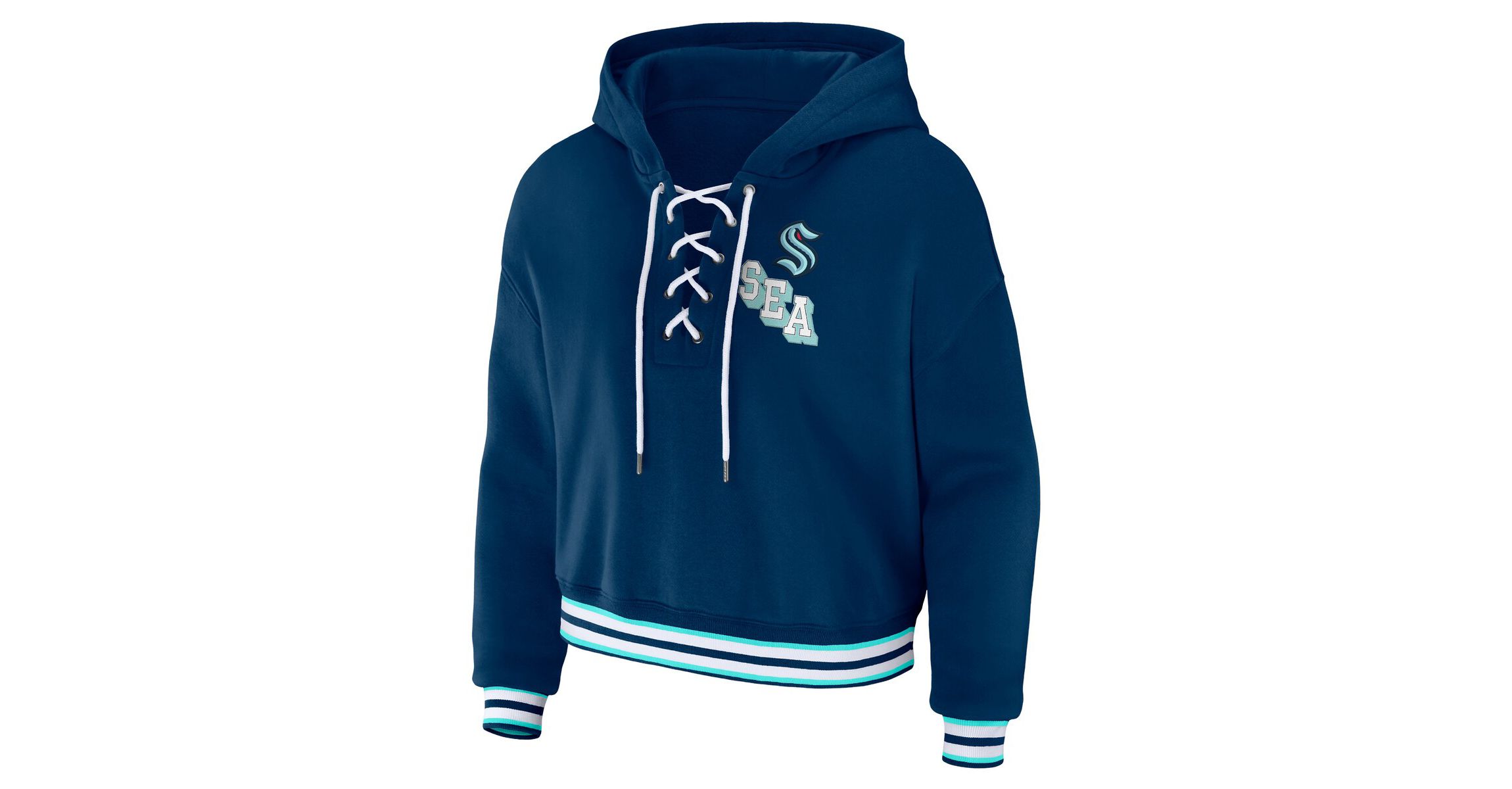 NHL Seattle Kraken Lace-Up Pullover Hoodie
