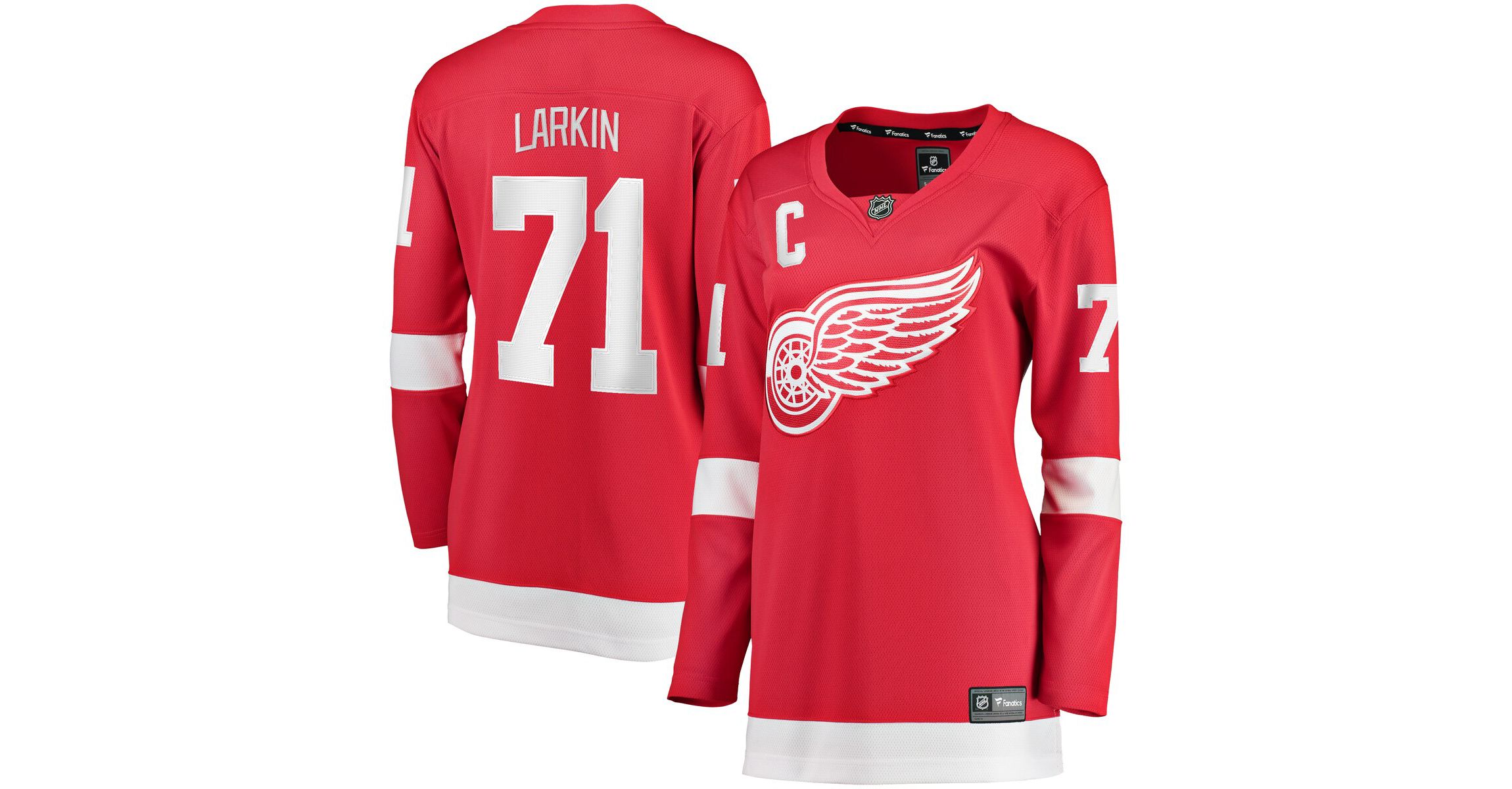 NHL Fanatics Dylan Larkin Detroit Wings Home Breakaway Player Jersey