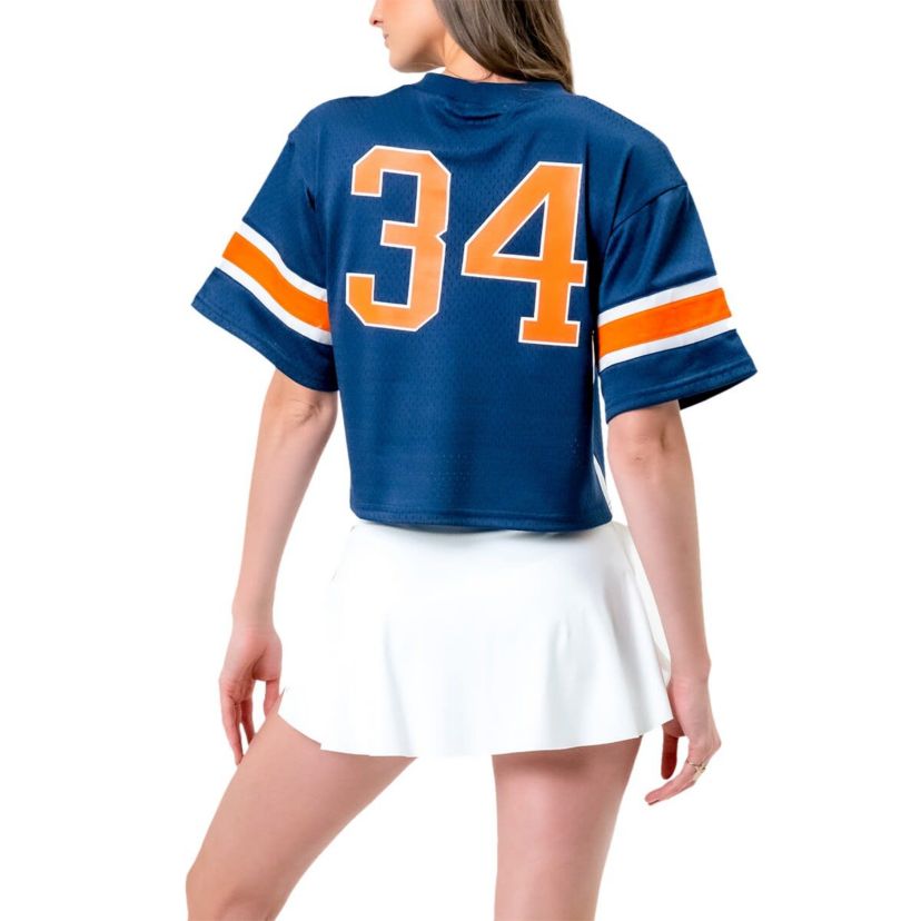NCAA Auburn Tigers Fashion Boxy Cropped Football Jersey