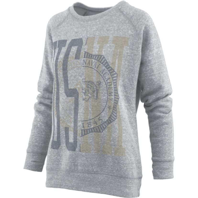 Navy Midshipmen NCAA Midshipmen Knobi Raglan Pullover Sweatshirt