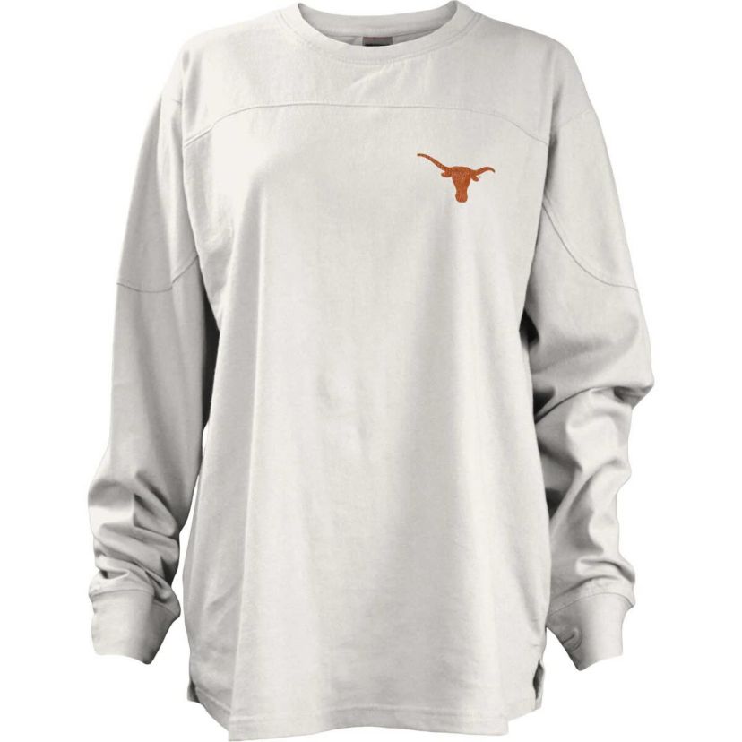 NCAA Texas Longhorns Pennant Stack Oversized Long Sleeve T-Shirt