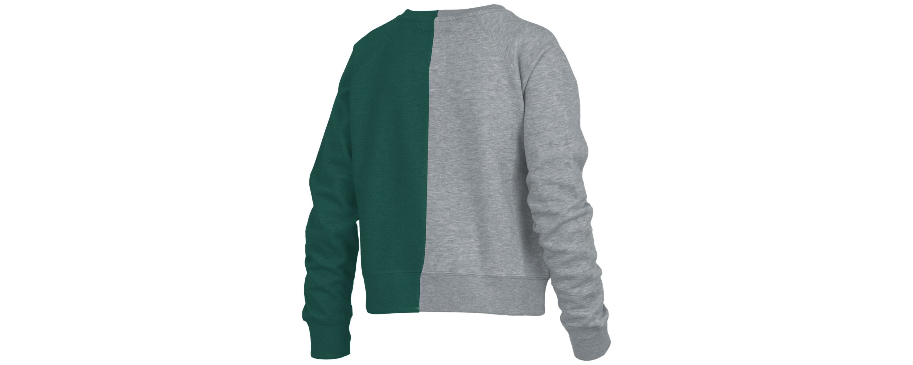 NCAA Michigan State Spartans Half and Half Raglan Pullover Sweatshirt