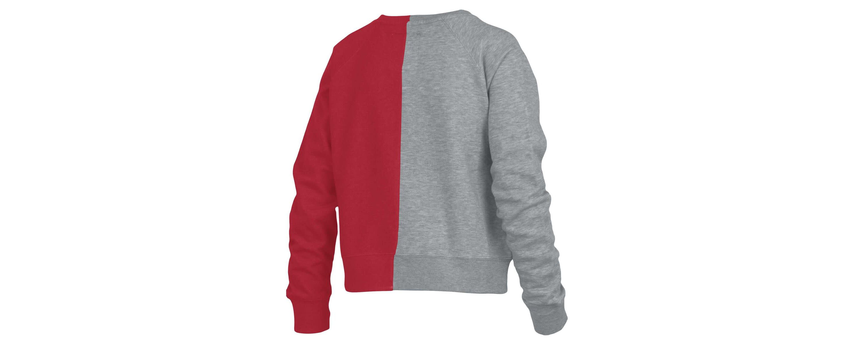 NCAA Georgia Bulldogs Half and Half Raglan Pullover Sweatshirt