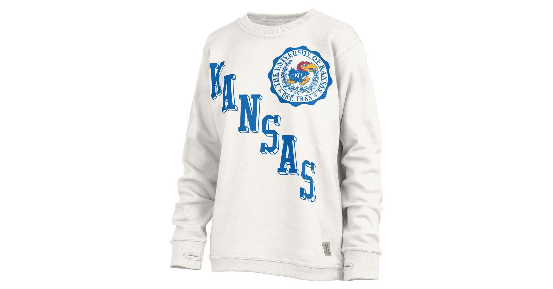 NCAA Kansas Jayhawks Shoreline Sundown Pullover Sweatshirt