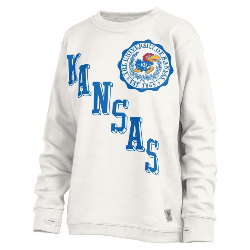 NCAA Kansas Jayhawks Shoreline Sundown Pullover Sweatshirt