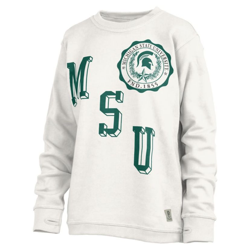 NCAA Michigan State Spartans Shoreline Sundown Pullover Sweatshirt