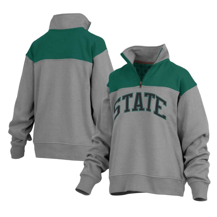 NCAA Michigan State Spartans Avon Fleece Quarter-Zip Jacket