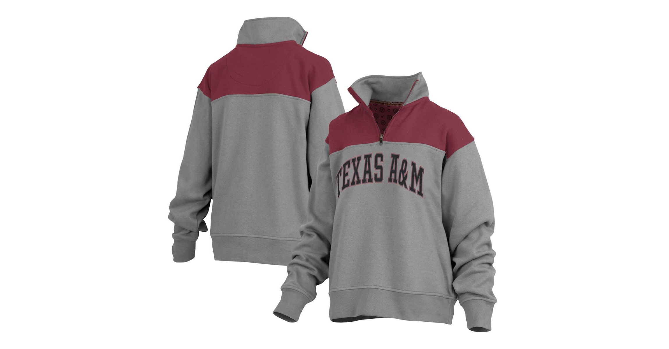 NCAA Texas A&M Aggies Avon Fleece Quarter-Zip Jacket