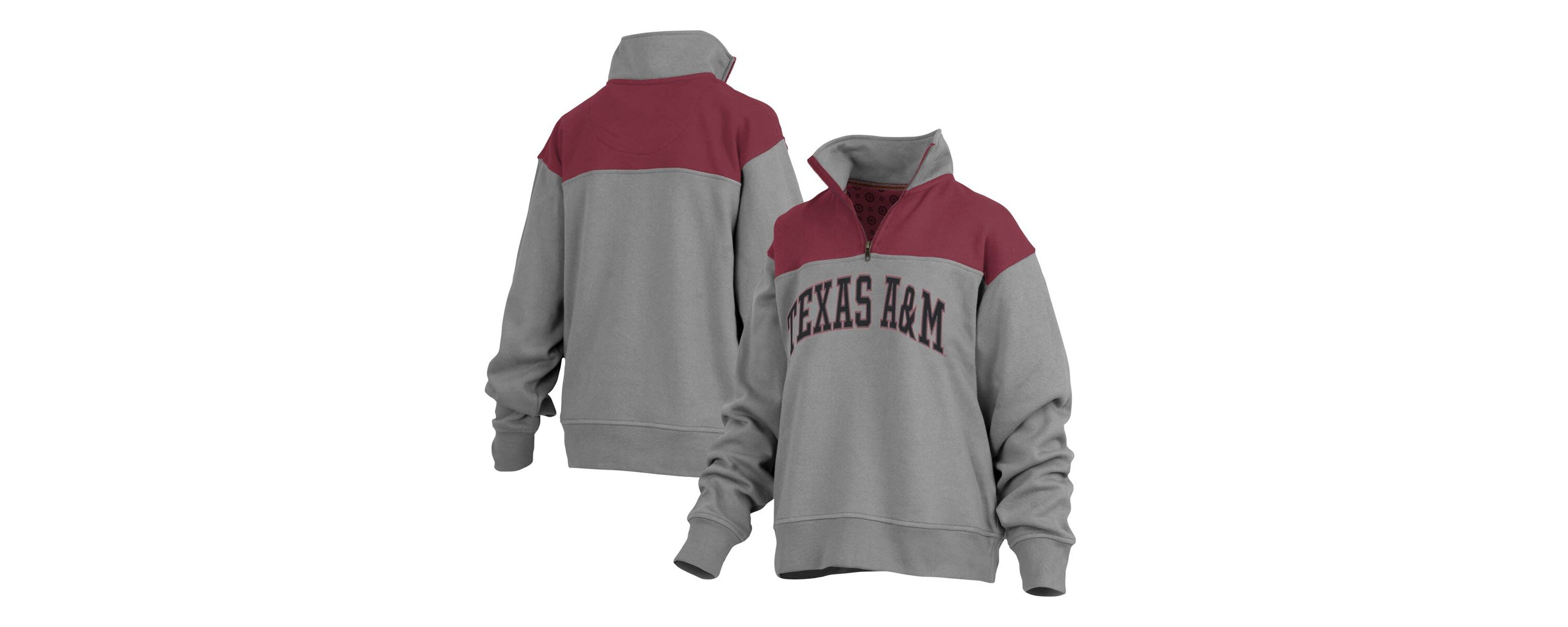 NCAA Texas A&M Aggies Avon Fleece Quarter-Zip Jacket