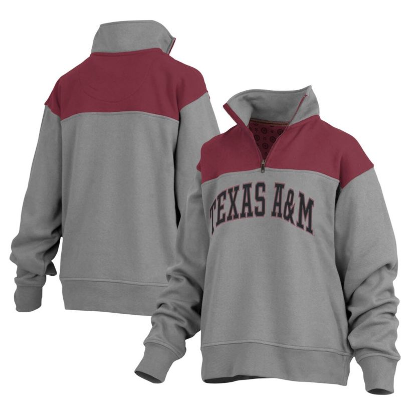 NCAA Texas A&M Aggies Avon Fleece Quarter-Zip Jacket