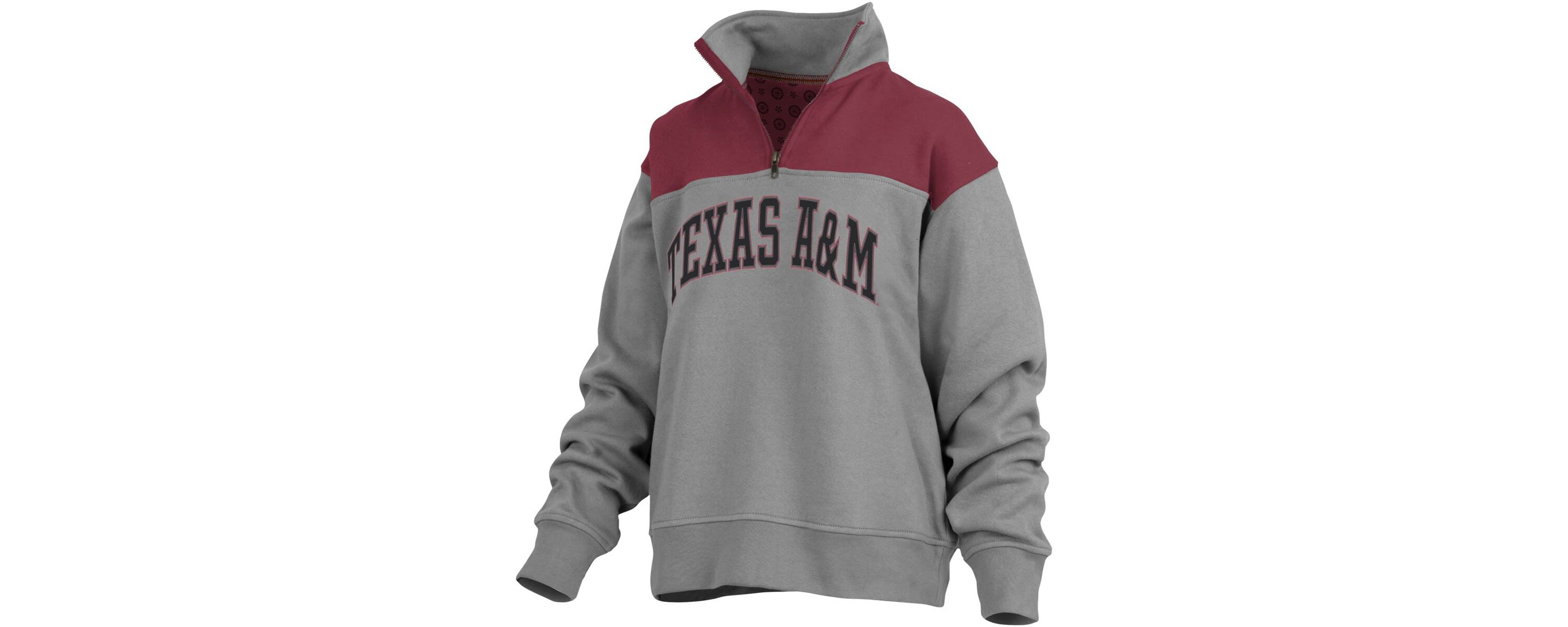 NCAA Texas A&M Aggies Avon Fleece Quarter-Zip Jacket
