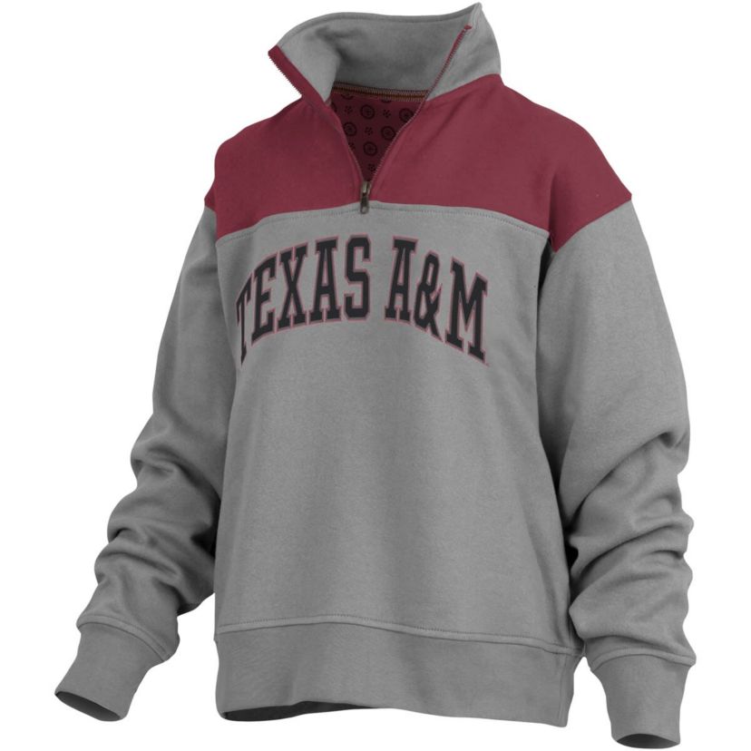 NCAA Texas A&M Aggies Avon Fleece Quarter-Zip Jacket