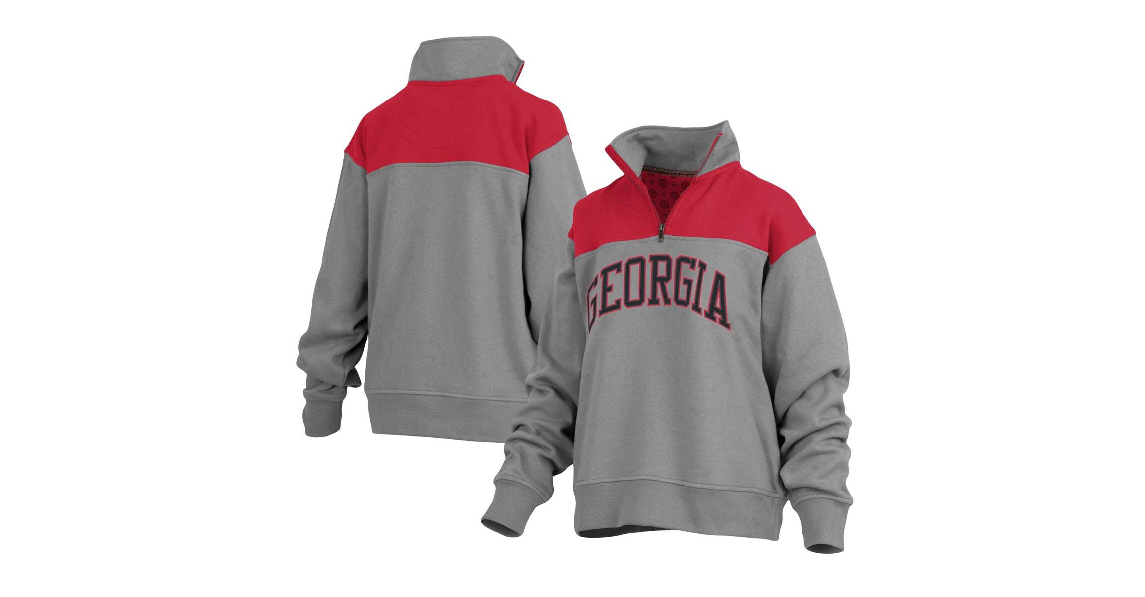 NCAA Georgia Bulldogs Avon Fleece Quarter-Zip Jacket