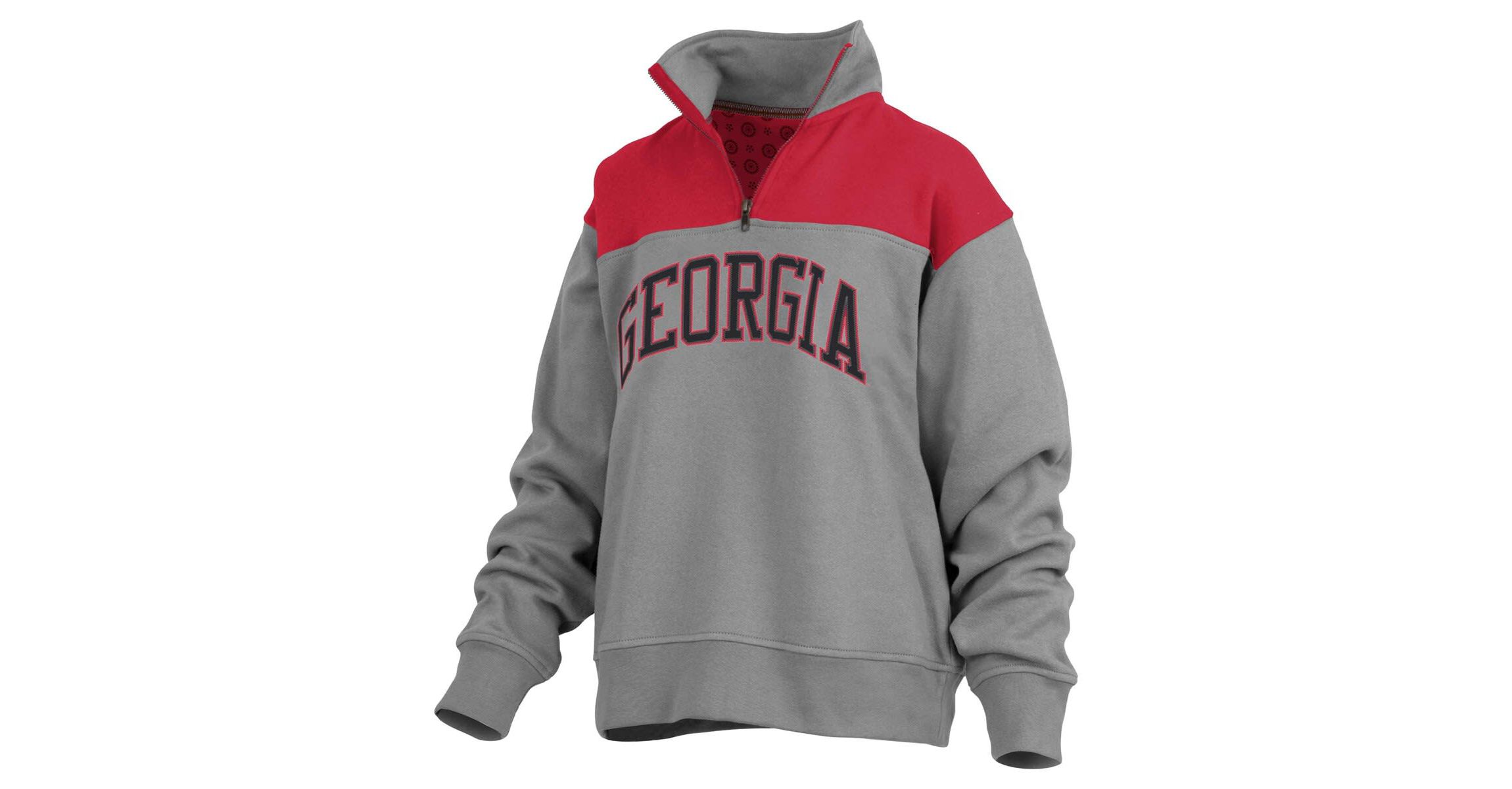 NCAA Georgia Bulldogs Avon Fleece Quarter-Zip Jacket