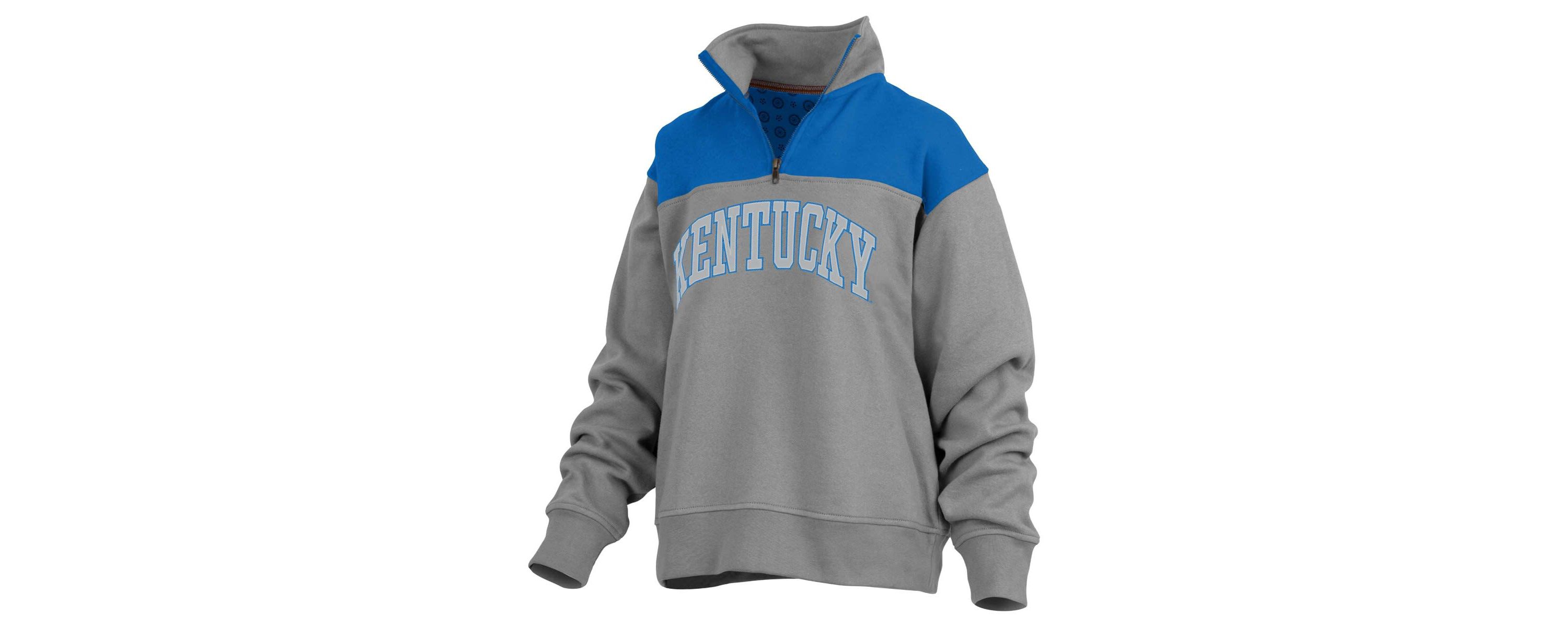 NCAA Kentucky Wildcats Avon Fleece Quarter-Zip Jacket