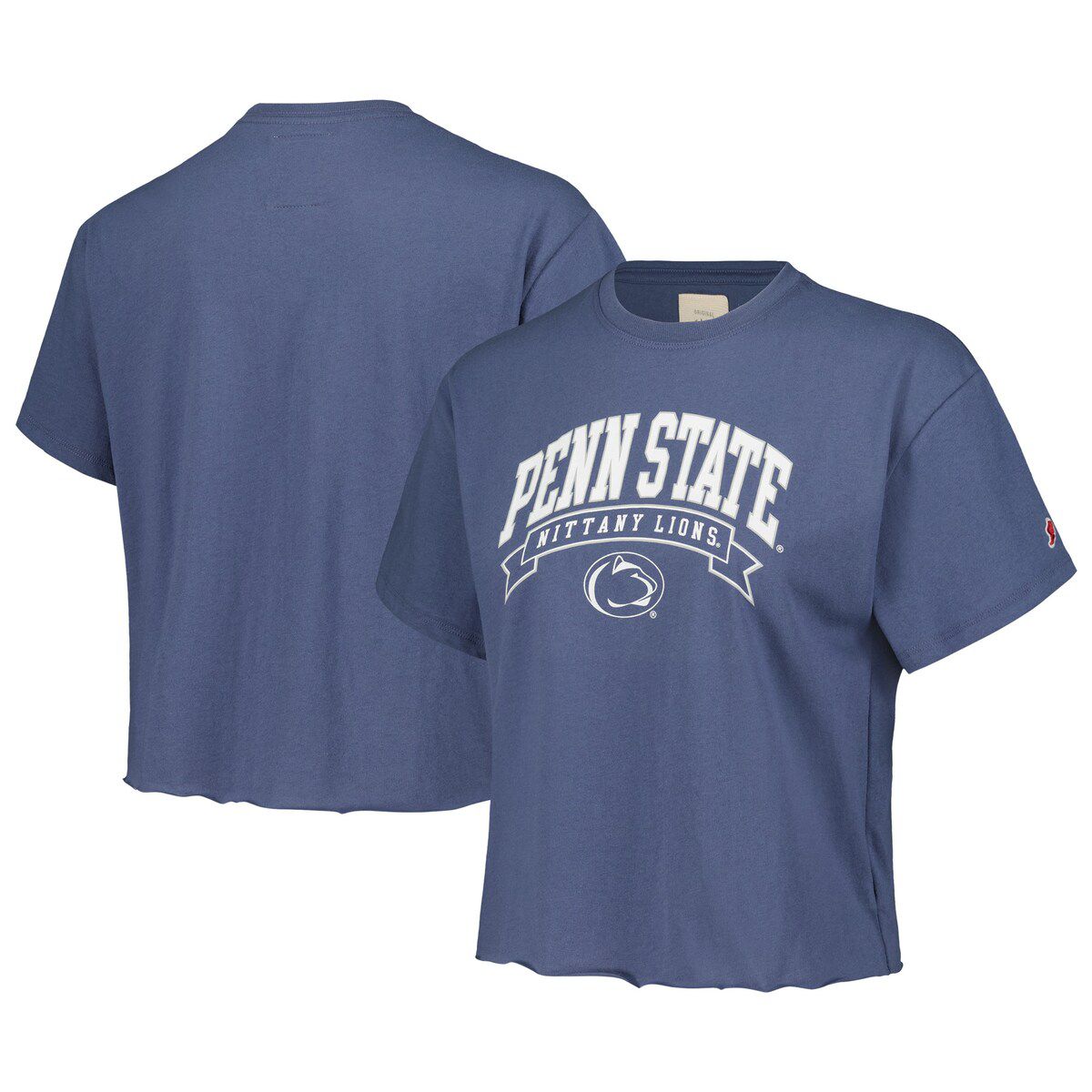 NCAA Penn State Nittany Lions Banner Clothesline Cropped T-Shirt