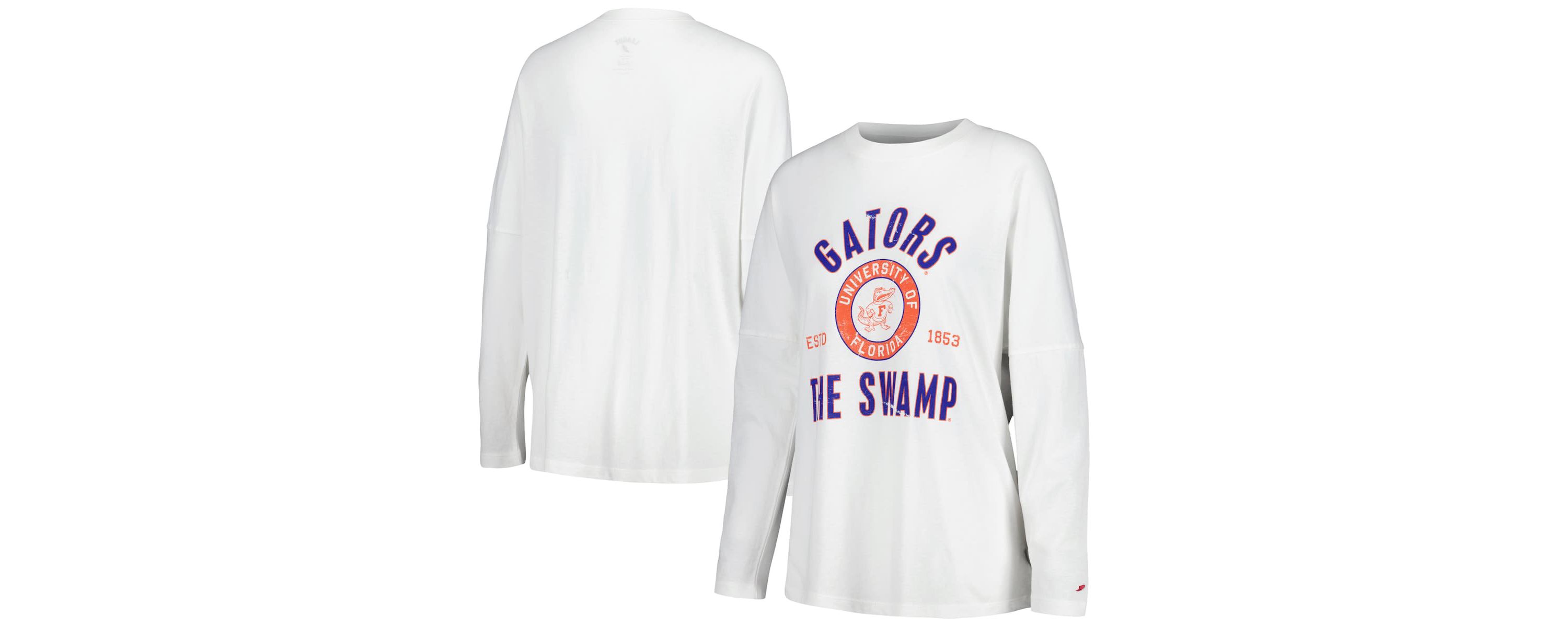 NCAA Florida Gators Clothesline Oversized Long Sleeve T-Shirt