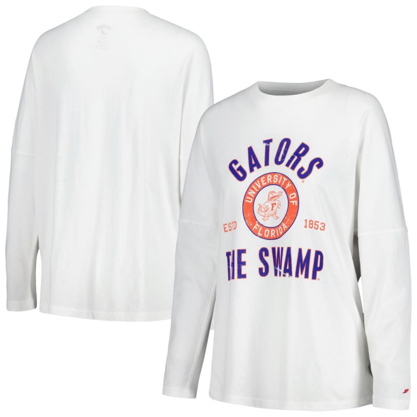 NCAA Florida Gators Clothesline Oversized Long Sleeve T-Shirt