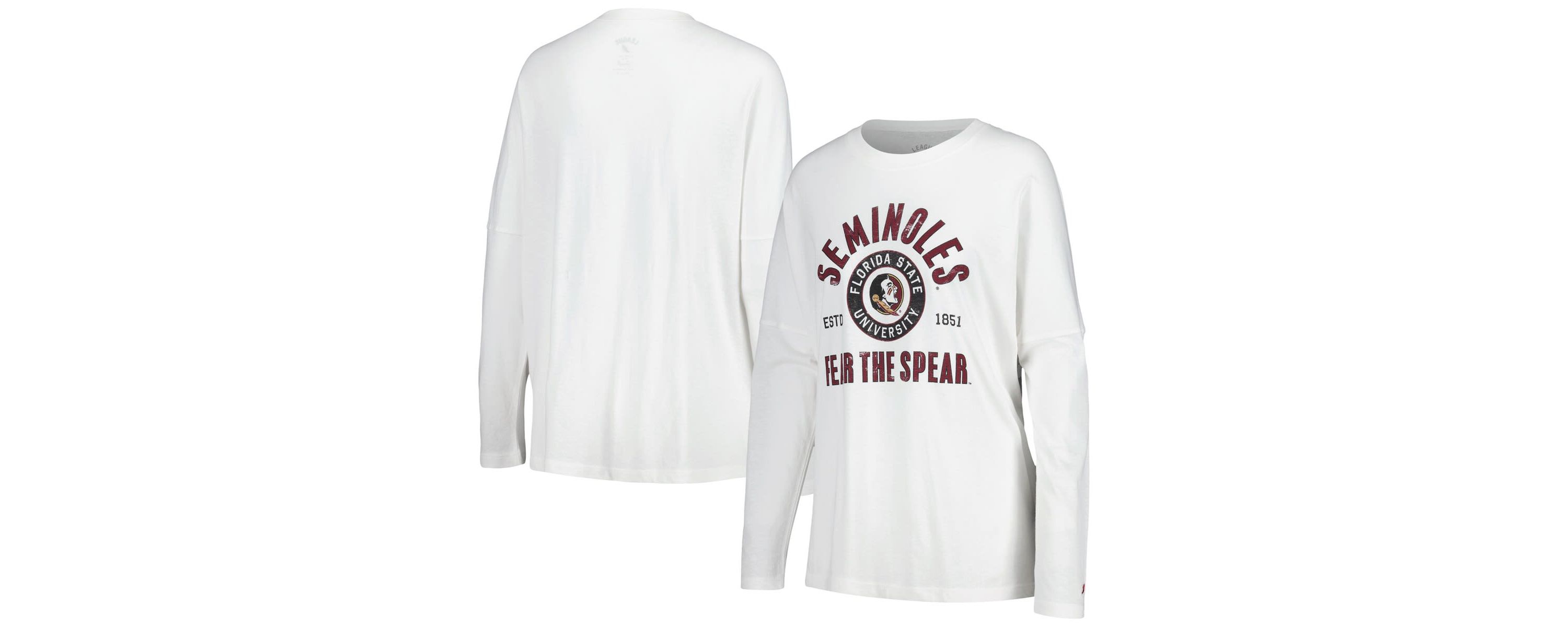 NCAA Florida State Seminoles Clothesline Oversized Long Sleeve T-Shirt