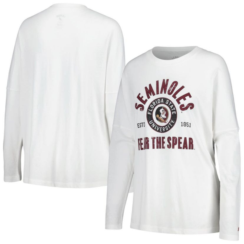 NCAA Florida State Seminoles Clothesline Oversized Long Sleeve T-Shirt