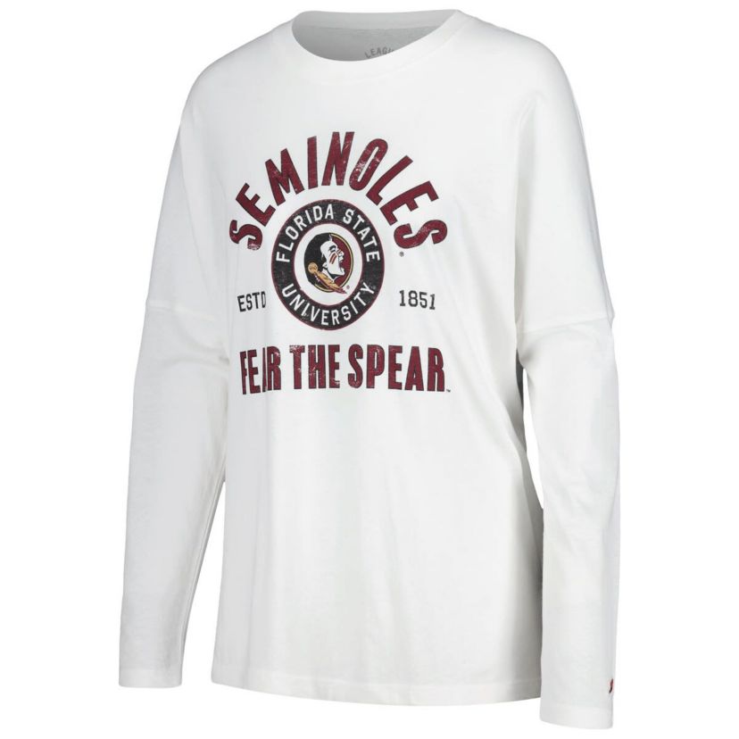 NCAA Florida State Seminoles Clothesline Oversized Long Sleeve T-Shirt