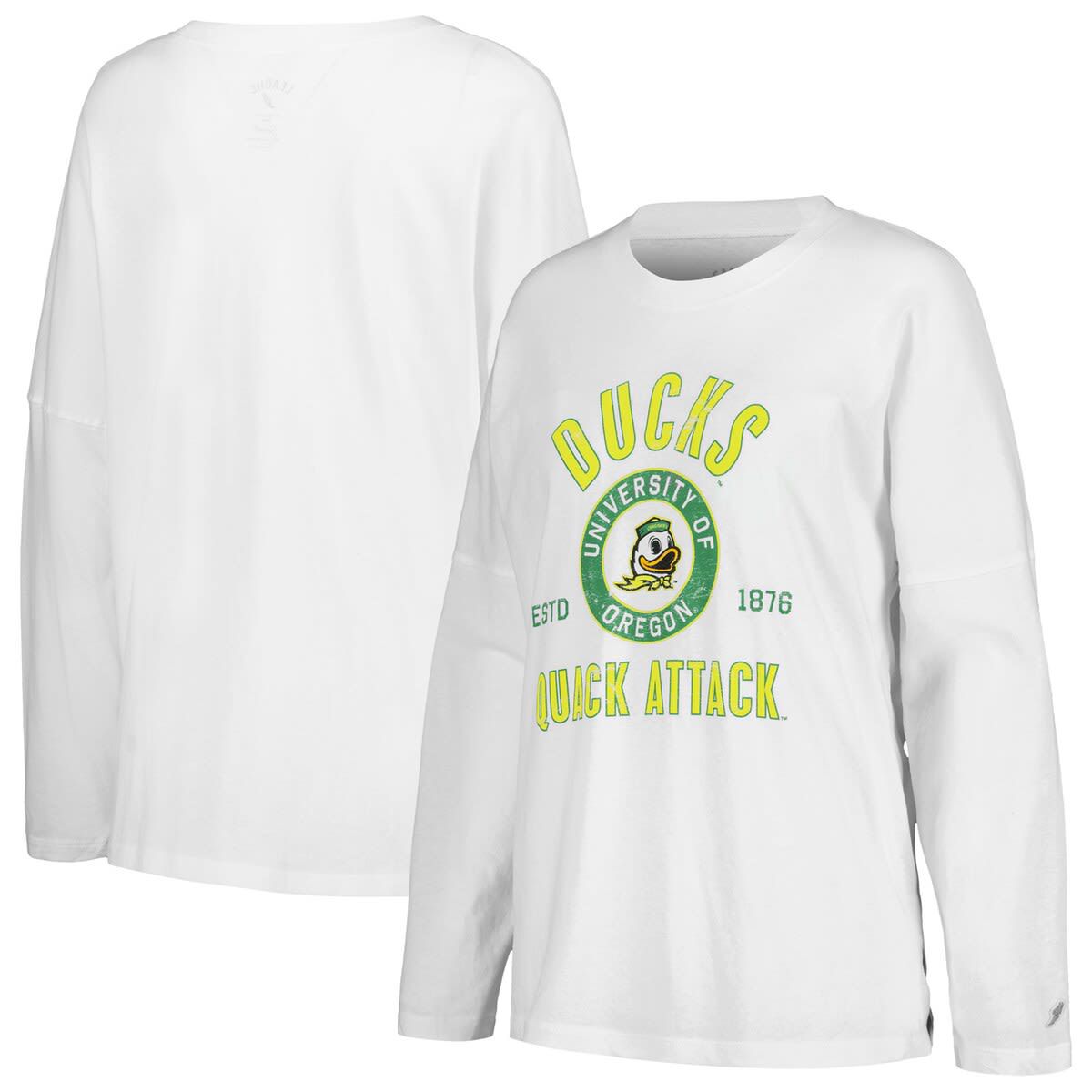 NCAA Oregon Ducks Clothesline Oversized Long Sleeve T-Shirt