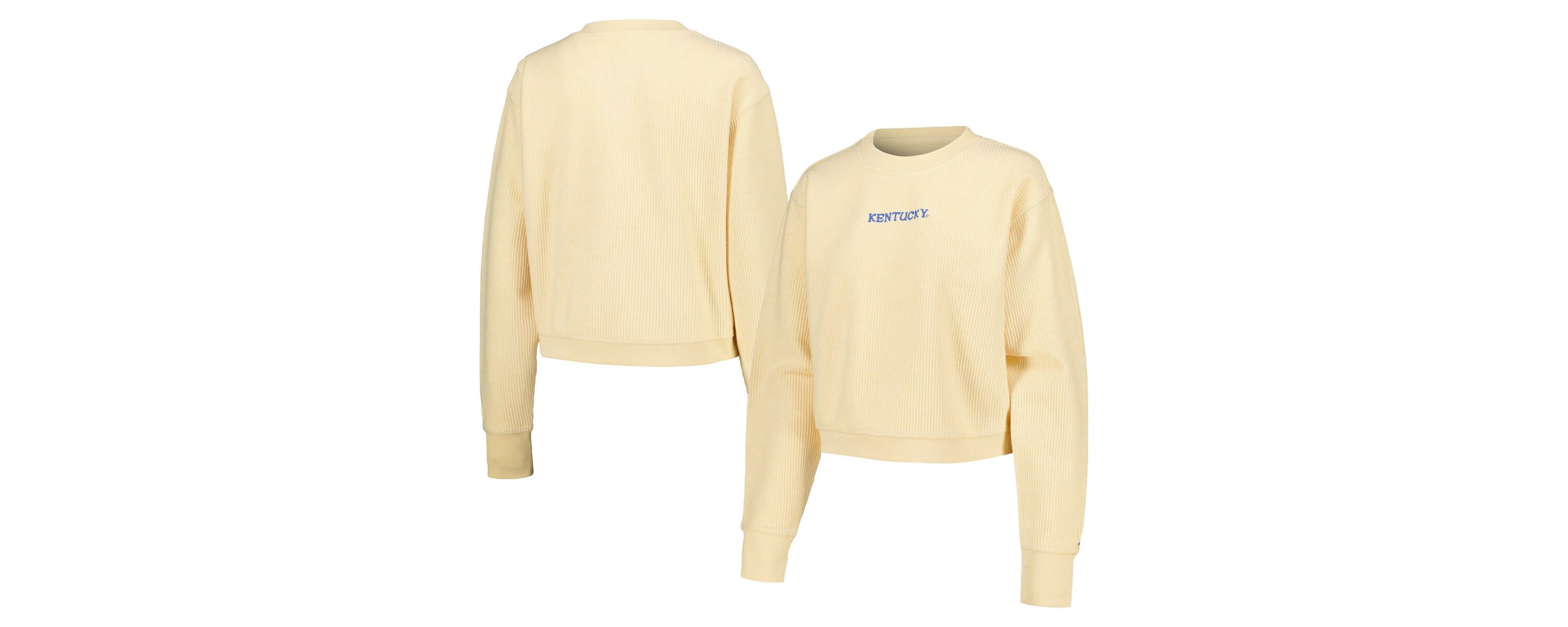 NCAA Kentucky Wildcats Timber Cropped Pullover Sweatshirt